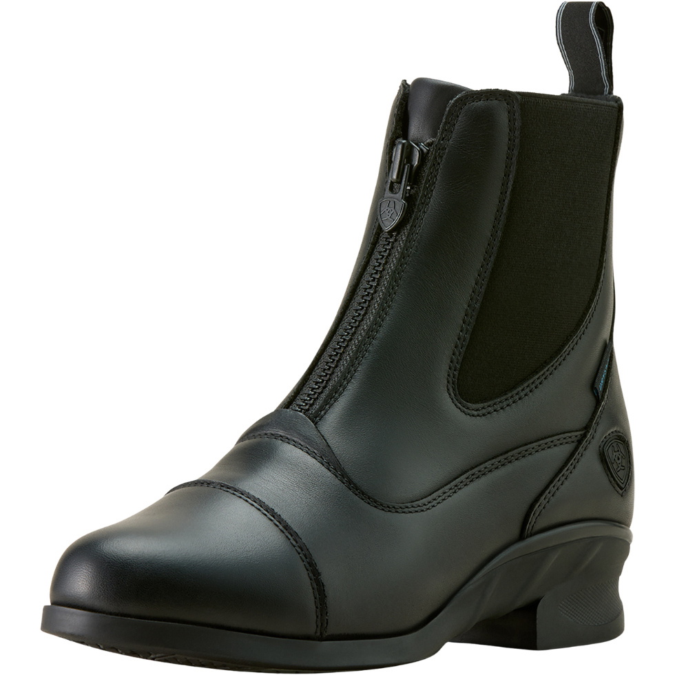 2025 Ariat Womens Heritage Zip Wasserdicht Paddock Boot 10063862 - Black